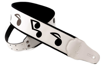 Right On Straps LEGEND SRV White Guitar Strap